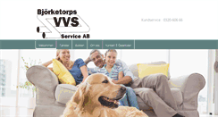 Desktop Screenshot of bjorketorpsvvs.se